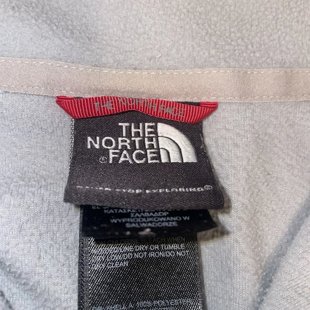The North Face FlashDry 1/4 Zip Grey Pullover Jacket - Mens Large